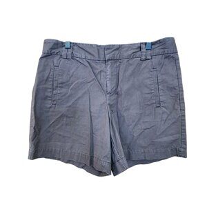 Loft Womens Brown Chino Shorts Size 6